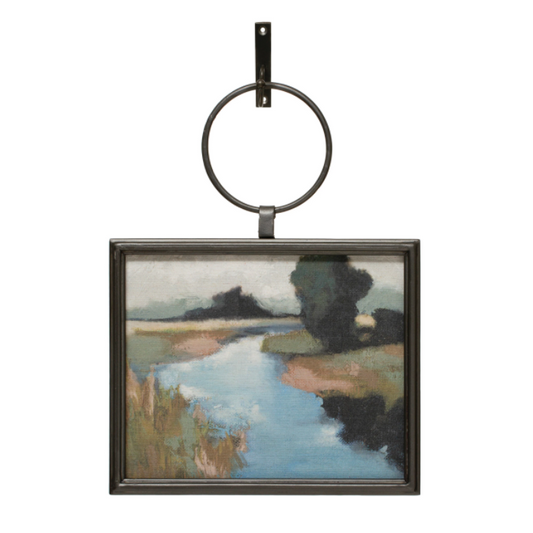 Framed Abstract Landscape