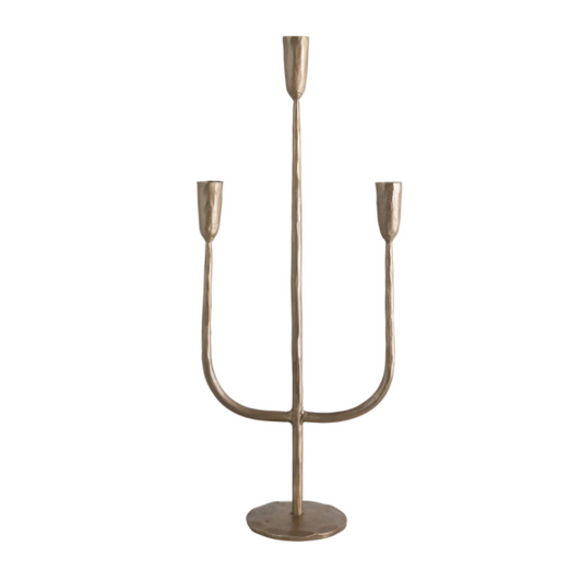 Hand Forged Metal Candelabra