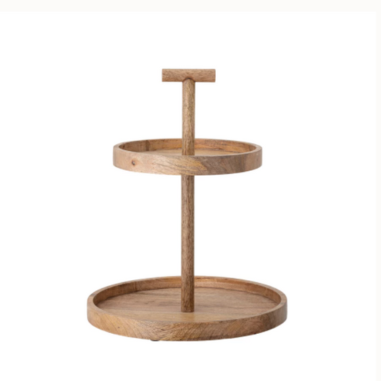 Mango Wood Serving Stand