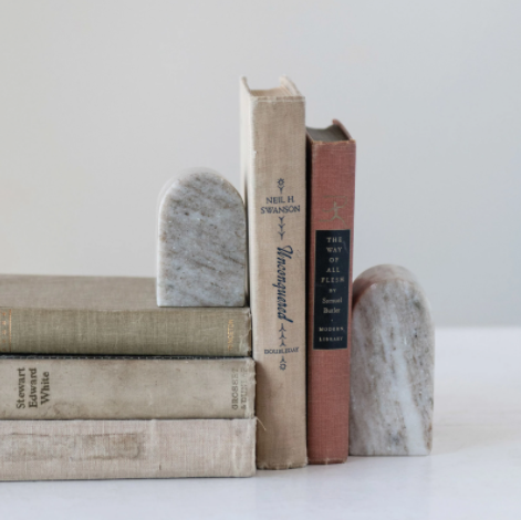 Marble Bookends